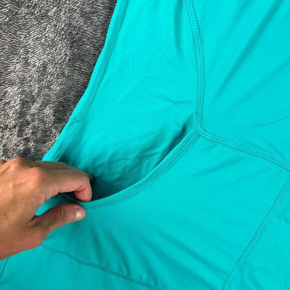 BloqUV Hoodie Dress Long Sleeve Teal Cover-Up USA Women's M Lightweight Swim - Picture 4 of 11